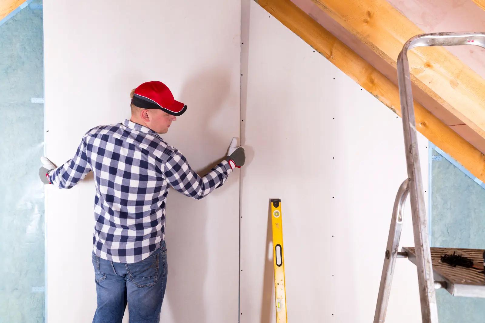 Proper Drywall Mudding. Installation of drywall